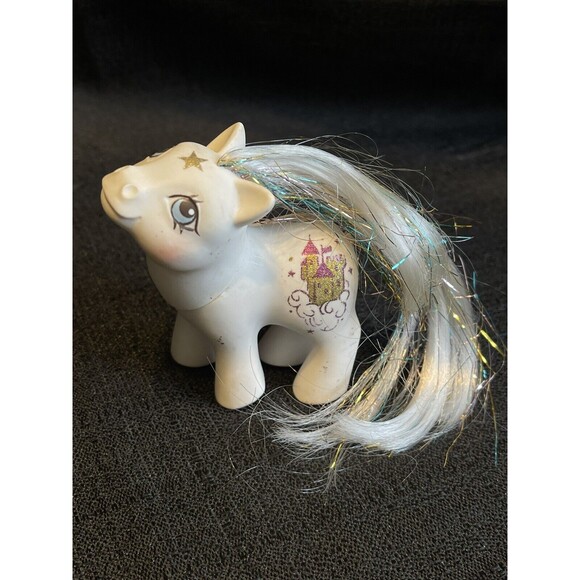 Baby Princess Sparkle My Little Pony G1 Castle White Tinsel 1984 Hasbro Vintage